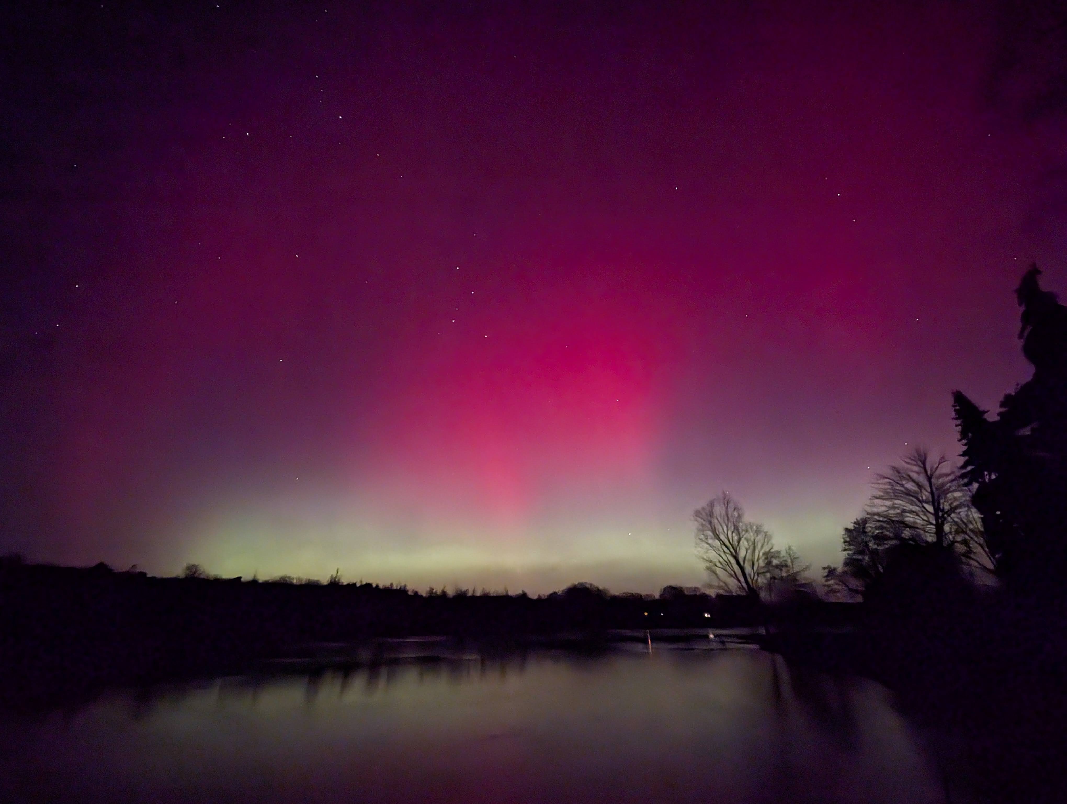 Polarlichter über Nattwerder Jan. 26